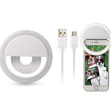 LED Selfie camera exposure light