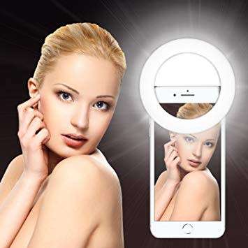 LED Selfie camera exposure light
