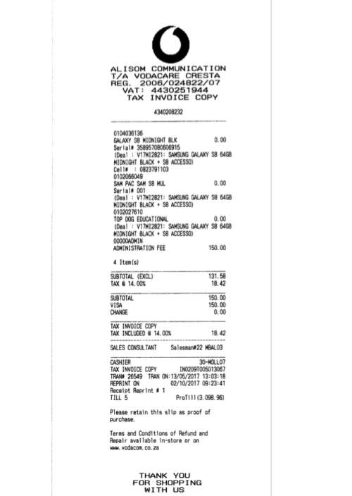 Samsung Galaxy S8 64GB - Midnight Black INCLUDES Charging Pad with Stand