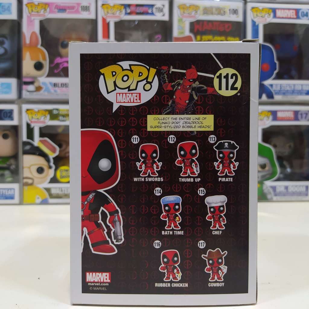 Marvel #112 Deadpool Funko Pop