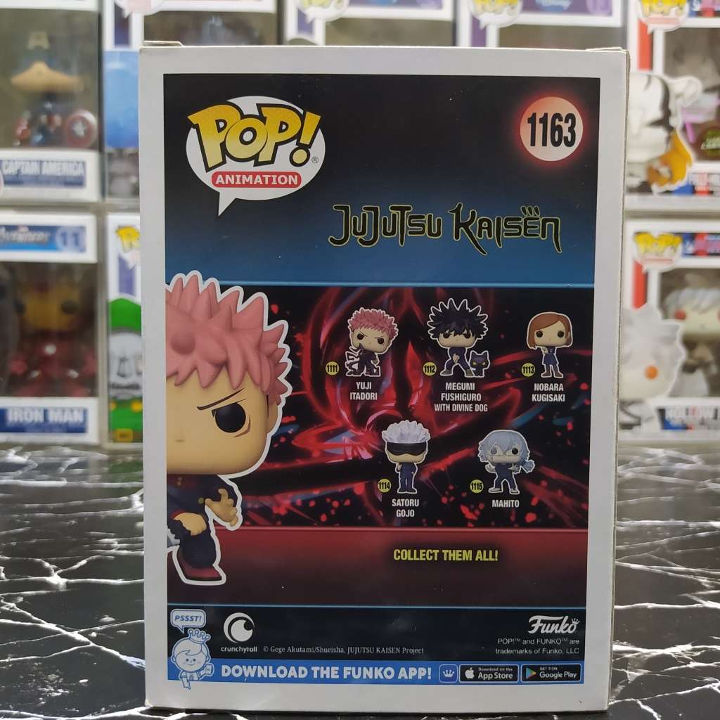 Animation #1163 Jujutsu Kaisen Yuji Itadori Funko Pop