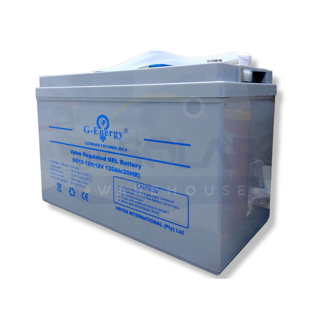 120Ah 12V G-Energy German Tech Deep Cycle Gel Battery