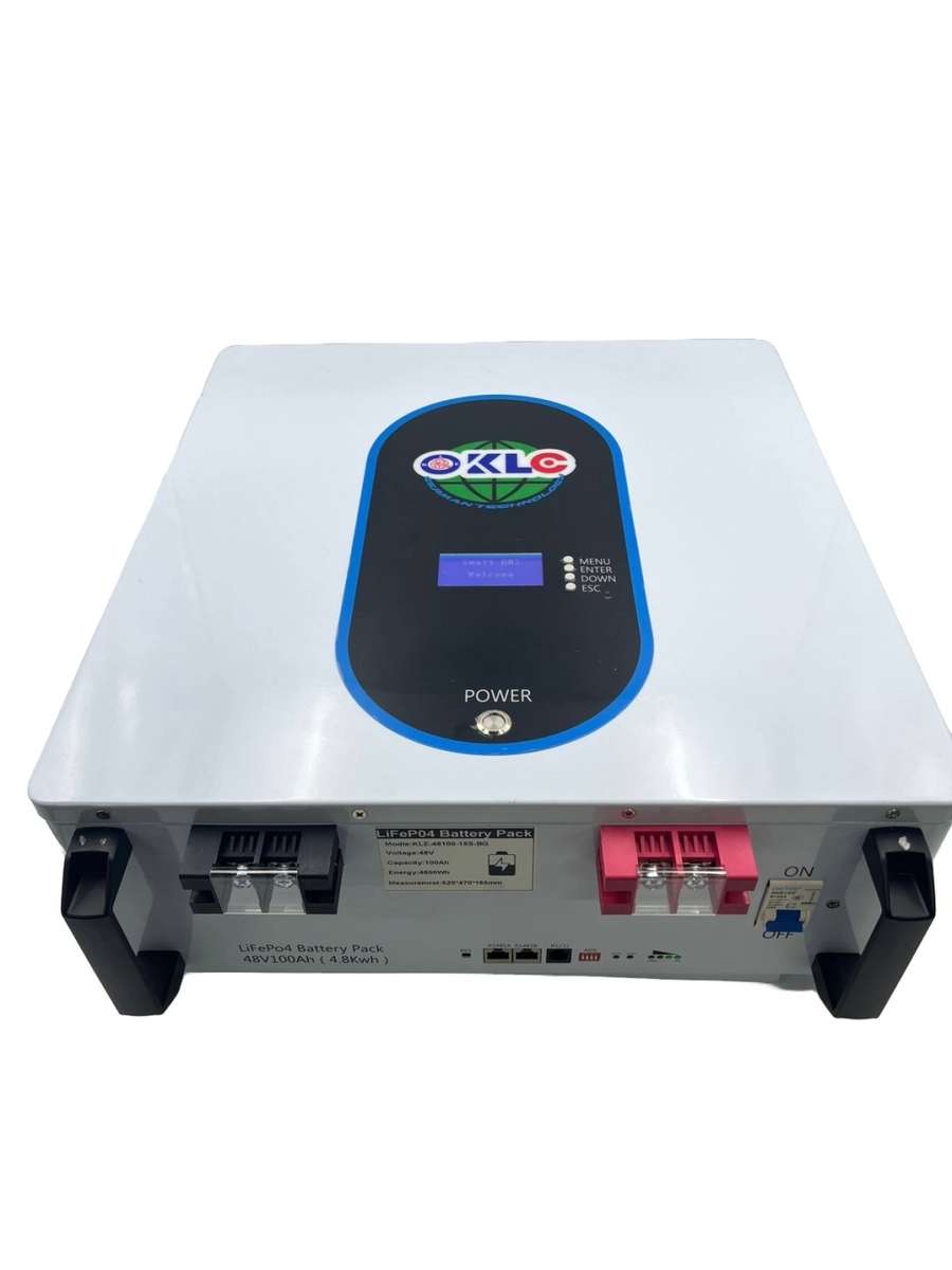 KLE 48v 4.8kwh lithium ion battery Lifep04 pack