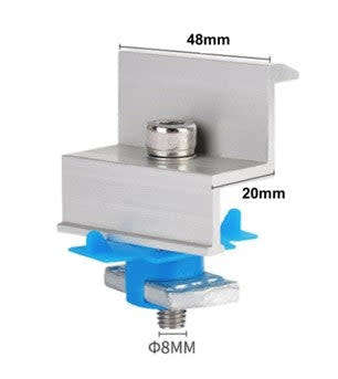Solar Panel End Clamp