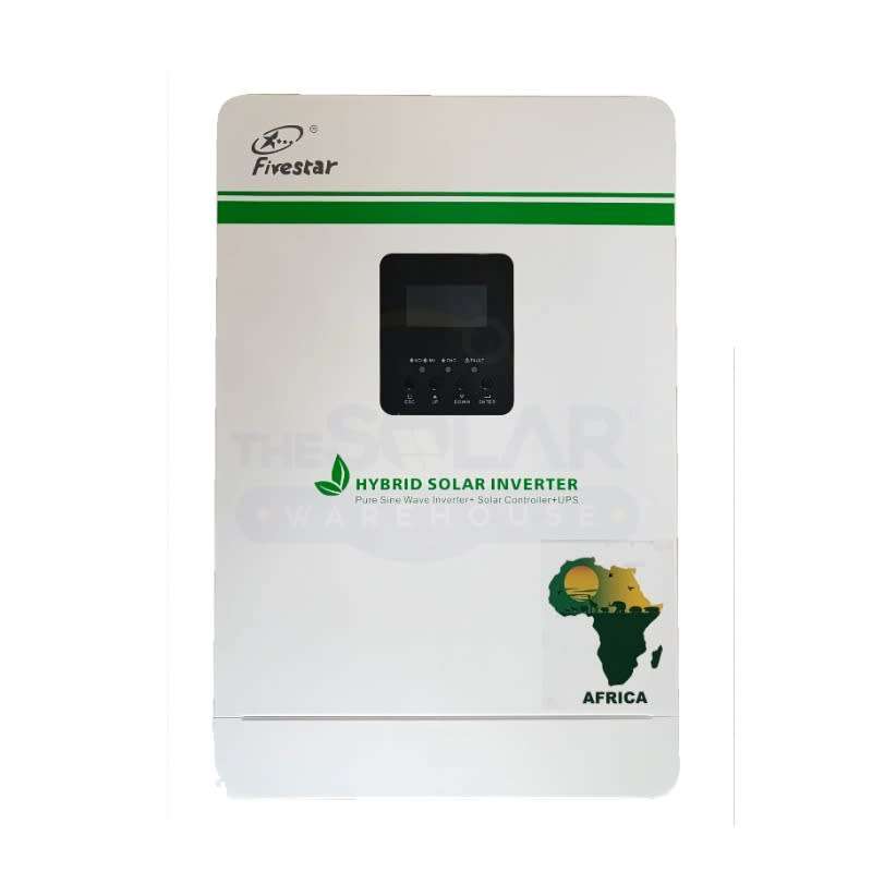 Fivestar 2kva 1.5kw 12v Pure Sine Wave PWM Hybrid Solar Inverter