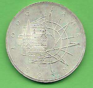 2000 JAHRE BONN 10 DEUTSCHE MARK SEE PER SCAN