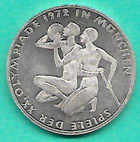 1972 SPIELE DER XX PLYMPIADE IN MUNCHEN 10 DEUTSCHE MARK PEOPLE ON FRONT
