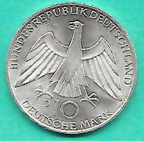 OLYMPISCHE SPIELE 1972 IN MUNCHEN 10 DEUTSCHE MARK