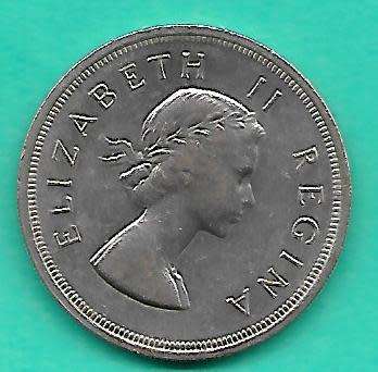 1958 5 SHILLINGS SUID AFRIKA SOUTH AFRICA SEE PER SCAN