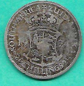 1924 2 HALF SHILLINGS SUID AFRIKA SOUTH AFRICA SEE PER SCAN