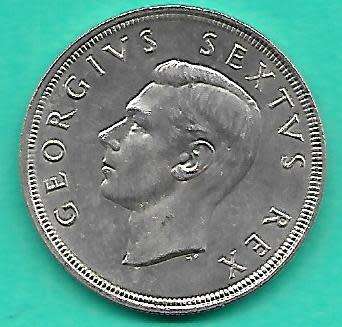 1951 5 SHILLINGS SUID AFRIKA SOUTH AFRICA SEE PER SCAN