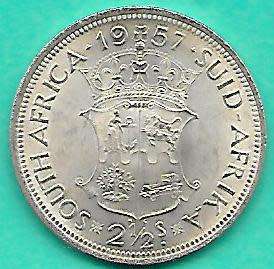1957 TWO AND A HALF SHILLINGS SEE PER SCAN