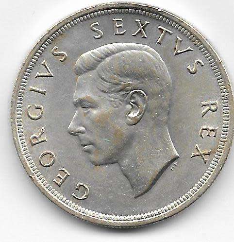 1952 SILVER FIVE SHILLINGS SEE PER SCAN