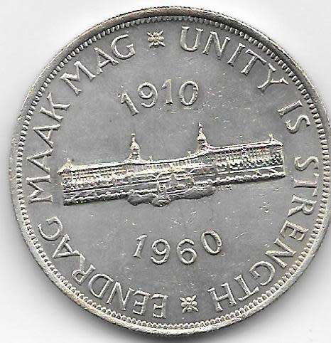 1960 SILVER FIVE SHILLINGS SEE PER SCAN