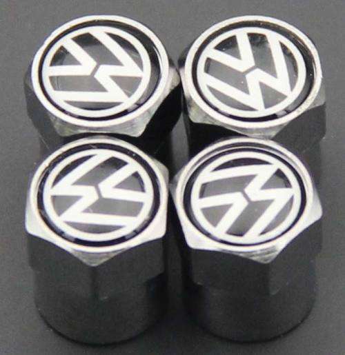 VW tyre valve caps set of 4
