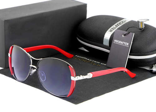 **LOCAL STOCK** HDCrafter Women's Luxury Fashion Sunglasses Red