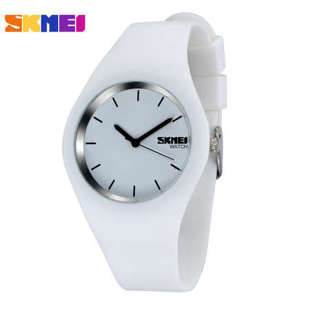 SKMEI white unisex watch