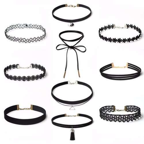 **IN STOCK** Black Velvet Choker 10 different pieces From romantic to elegant to Punk and Gothic