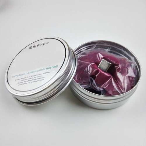 Magnet ***LOCAL STOCK*** Playdough Rubber Mud Plasticine Silly Putty Magnetic clay Purple