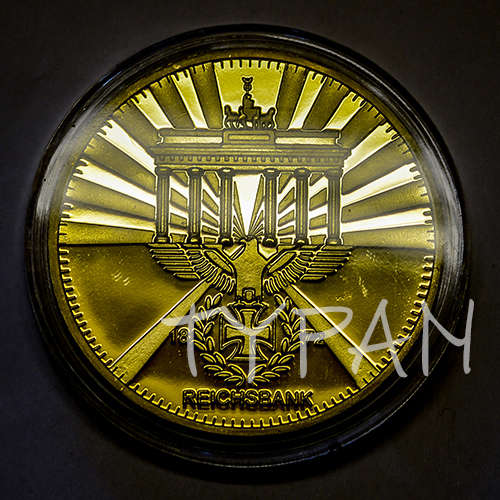 1872 German Eagle gold plated  coin