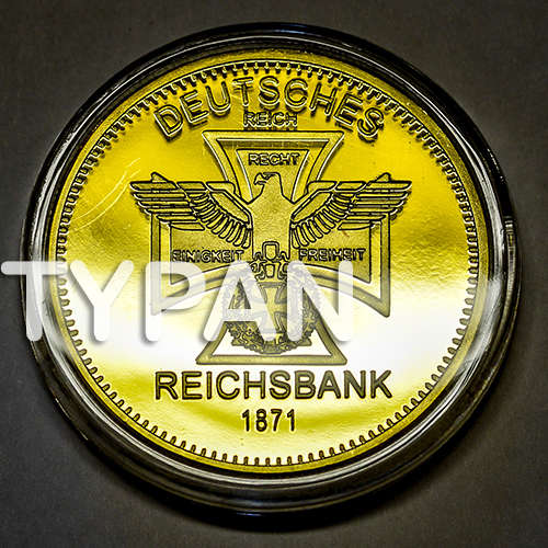 1871 German Eagle gold plated  coin