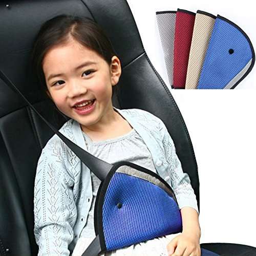 Kids Car Seat Safety Belt adjuster Red or Burgundy ONLY