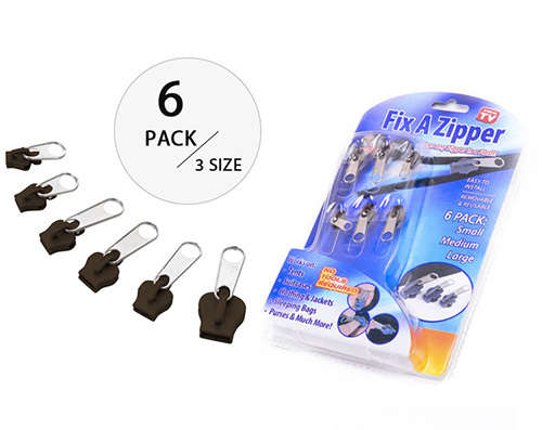 **IN STOCK** Fix A Zipper 6 pack Zip Repair Rescue and Instant Replacement Kit Packaged