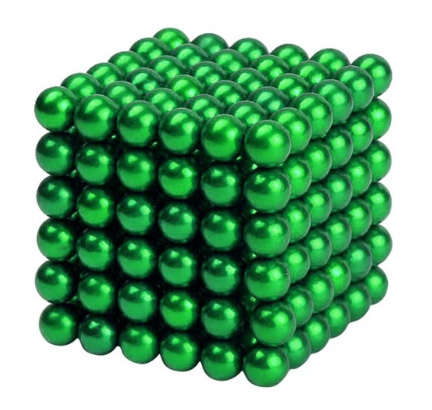 **LOCAL STOCK** 100X5mm Neocubes Buckyballs sphere magnet balls GREEN  magnetic balls only