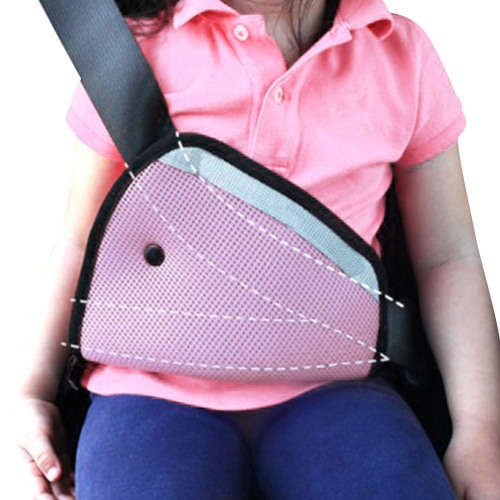 Kids Car Seat Safety Belt adjuster Pink ONLY