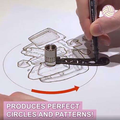 **LOCAL STOCK** Multifunctional Designer's Compass