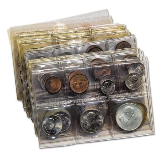 29 RSA Uncirculated Mint Packs with silver R1 coins 1967-1992
