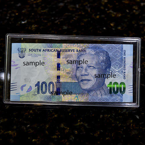 Bank Note Sleeve Protector Holder Solid Plastic Slab