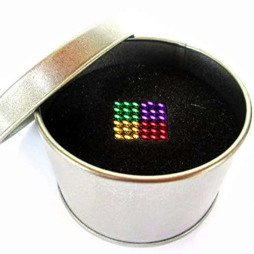 216 Neodymium 3mm Neocubes magnetic balls multicolour magnet sphere buckyballs in Tin*LOCAL STOCK*
