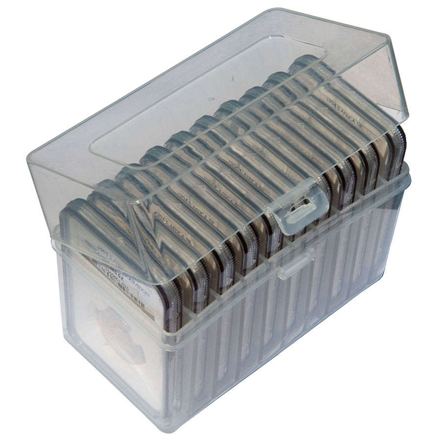 NGC PCGS SANGS 10 slab CLEAR coin holder storage boxes