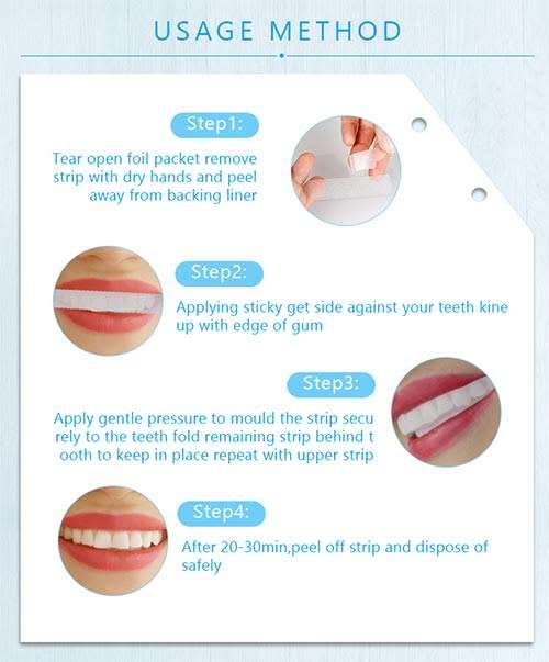 3d teeth whitening strips pack of 7