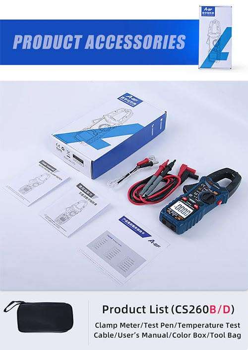 A-BF Digital AC/DC Clamp Meter Multimeter MAX/MIN NCV Current **LOCAL STOCK**