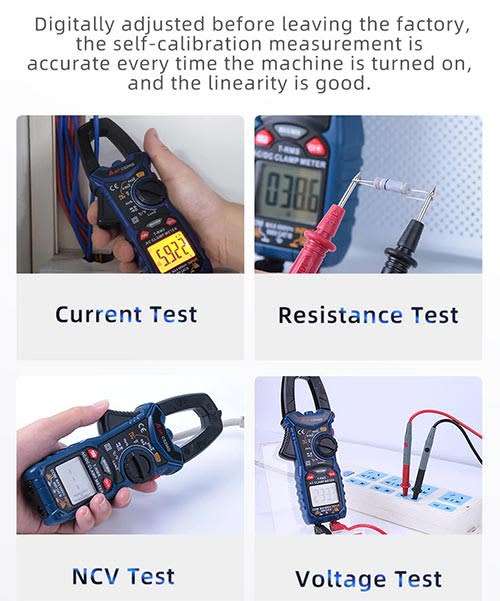 A-BF Digital AC/DC Clamp Meter Multimeter MAX/MIN NCV Current **LOCAL STOCK**