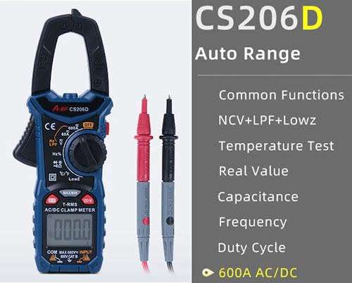 A-BF Digital AC/DC Clamp Meter Multimeter MAX/MIN NCV Current **LOCAL STOCK**