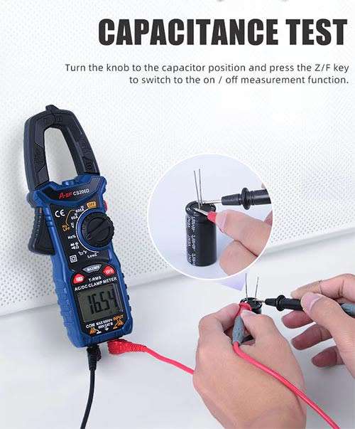 A-BF Digital AC/DC Clamp Meter Multimeter MAX/MIN NCV Current **LOCAL STOCK**