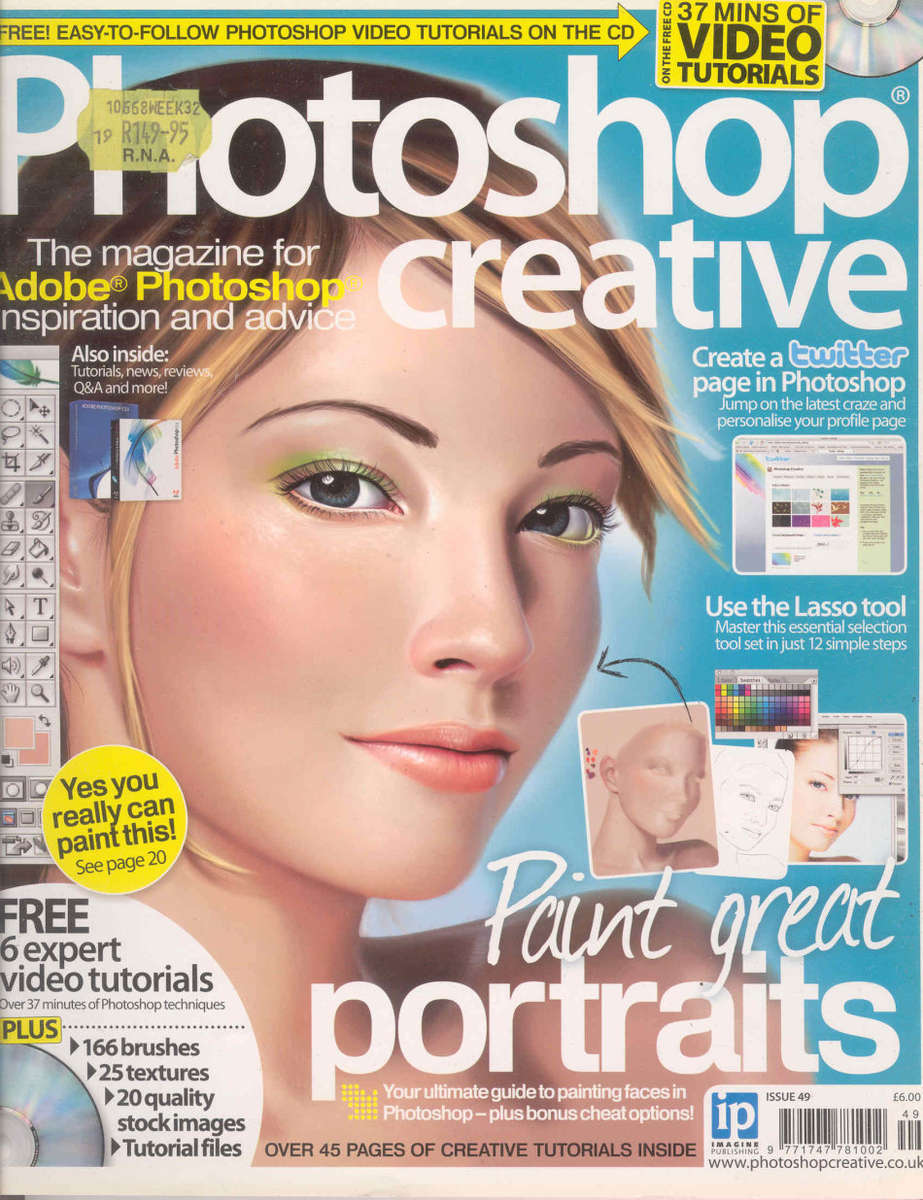 Photoshop Creative issue #49 with CD photo magazine