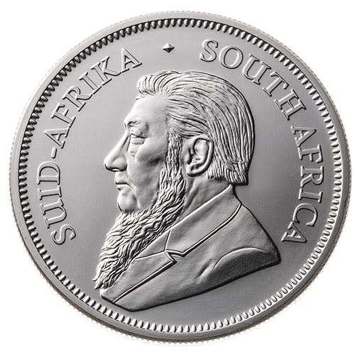 2021 99.9% Pure Silver 1oz Krugerrand Uncirculated coin