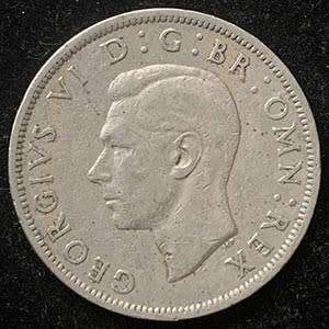 1949 George VI  United Kingdom  Half Crown