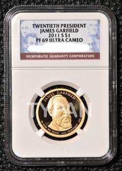 2011 USA Presidental S Dollar 4 piece set NGC-PF69 ultra Cameo