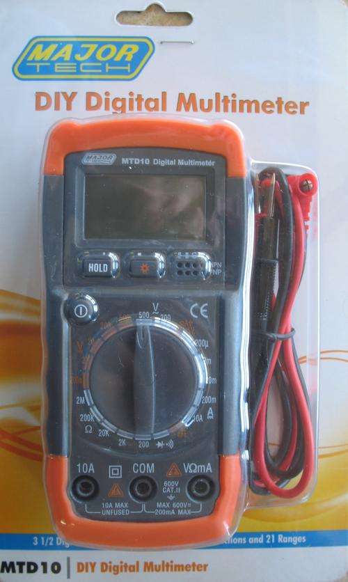 MAJOR TECH Digital Multimeter - Factory sealed