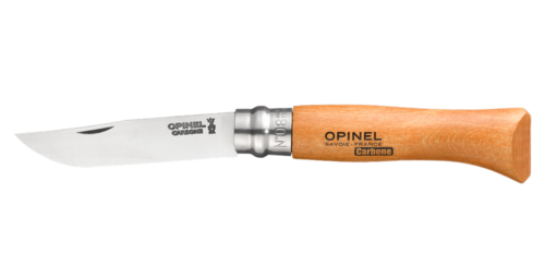 Opinel Beech Carbon Steel no 8 Knife - Free shipping
