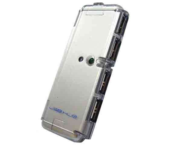 4-Port USB 2.0 Hub - SLIM Design