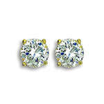 2 CARAT CLEAR CZ EARRINGS.