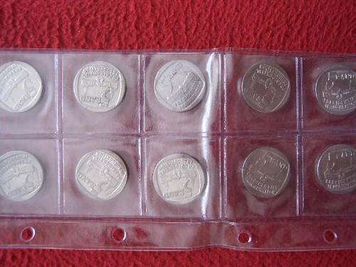 10 X INAUGURATION R5 COINS!! CIRCULATED AND SEALED.