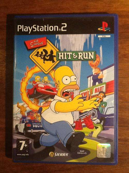 Simpsons Hit and Run PS2 Game