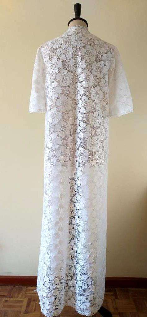 Vintage long lace kimono